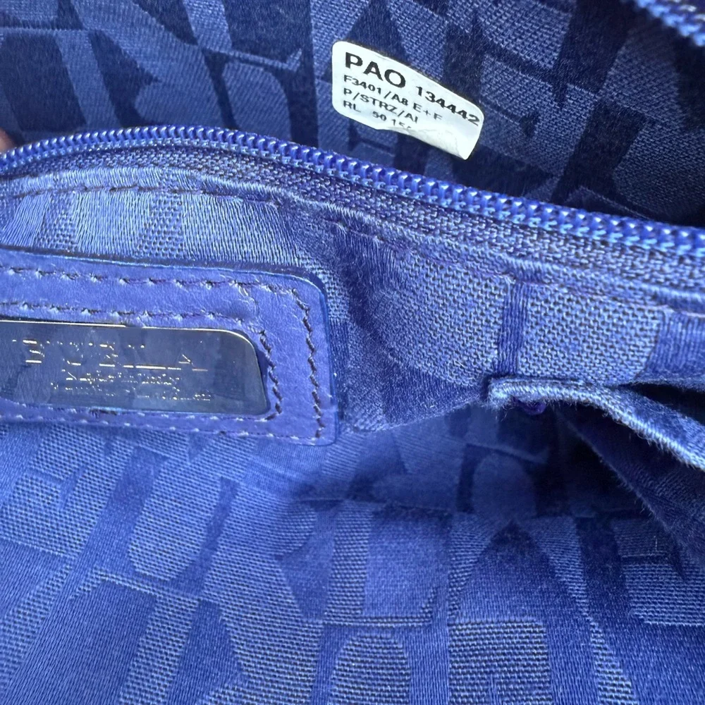 Furla Ostrich Print Leather Purse - Picture 10 of 14